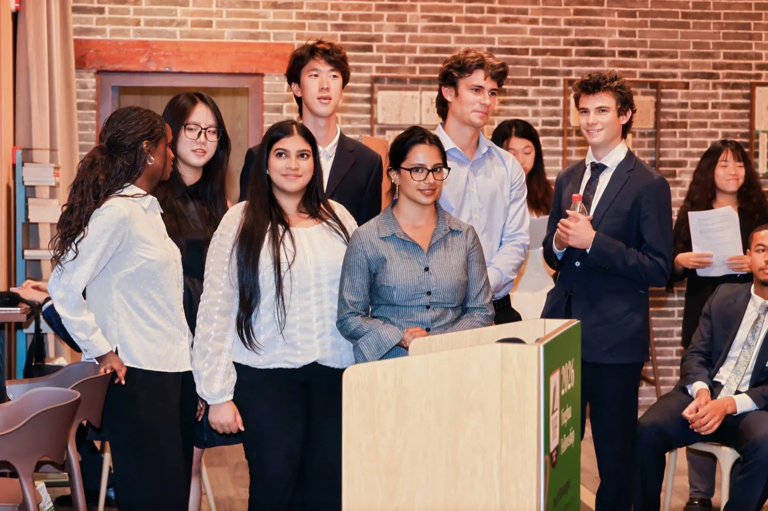 Team 7 presenting at the final showcase